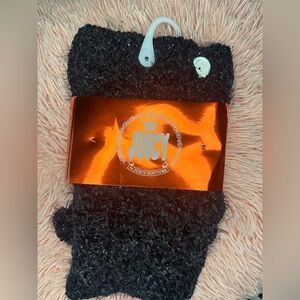 Juicy Couture Black Knit Scarf